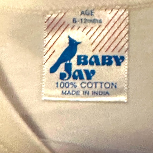 Baby Jay White Tee w/Duckie Screened on Logo - Size 6-12mo - NWOT - Picture 3 of 6